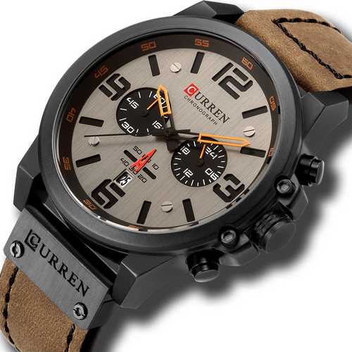

Мужские наручные часы Curren 8314 Khaki-Black