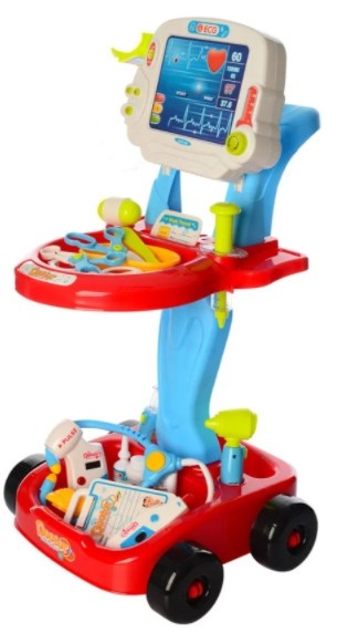 

Игровой набор доктора Тележка Умный доктор 660-46 красный Limo Toy