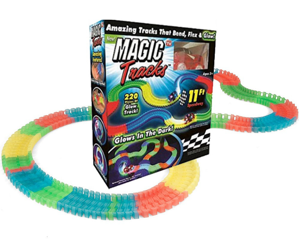 

Гоночная трасса конструктор MHZ FYD170205-B Magic Tracks 220 деталей