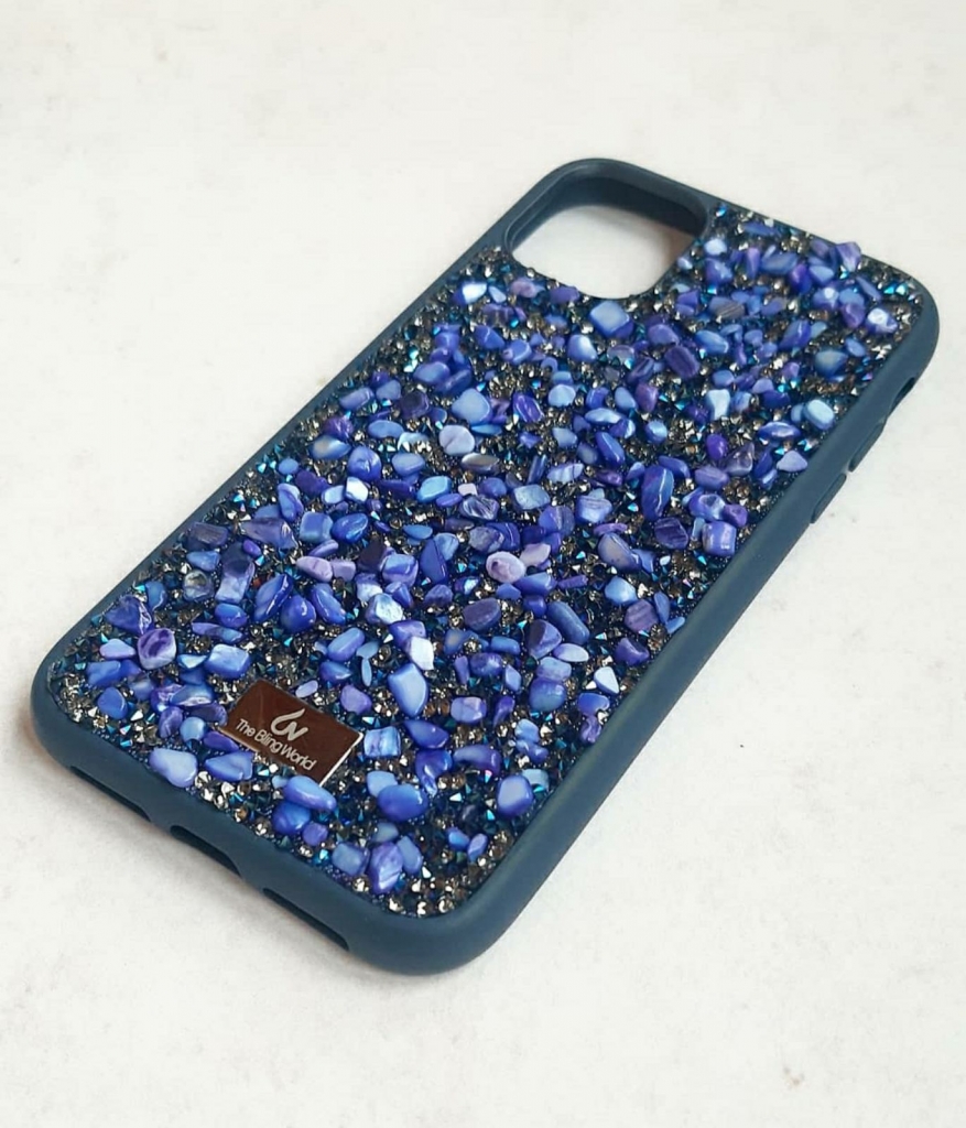 

Чехол CaseFashion diamonds (TPU) для iPhone 11 rich blue