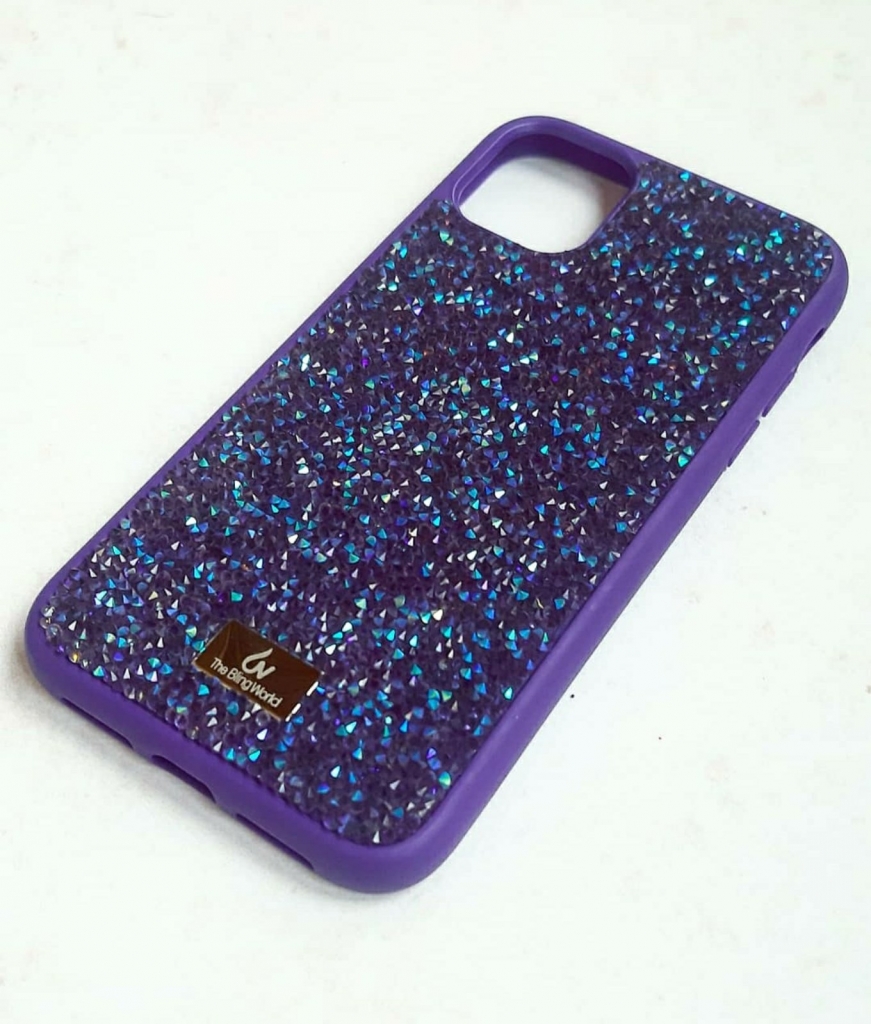 

Чехол CaseFashion diamonds (TPU) для iPhone 11 Pro violet