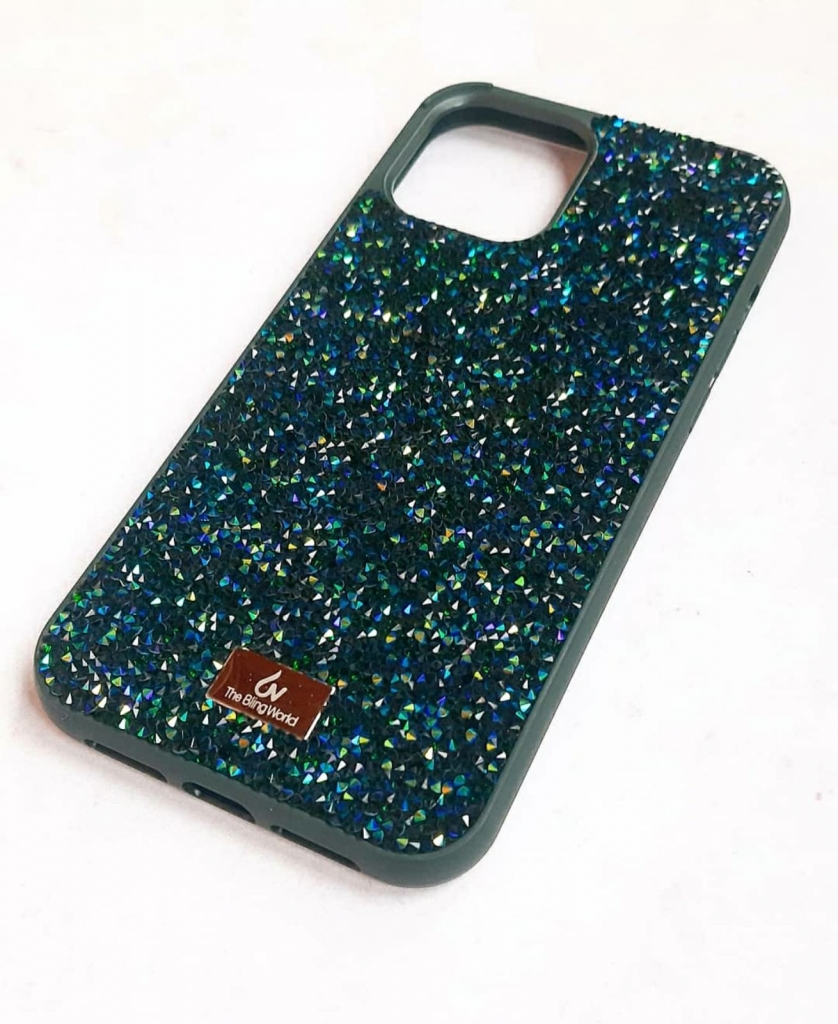 

Чехол CaseFashion diamonds (TPU) для iPhone 12 Pro Max emerald