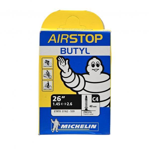 

Камера Michelin C4 26" 1.45-2.6 Presta 40 мм (DEM062)