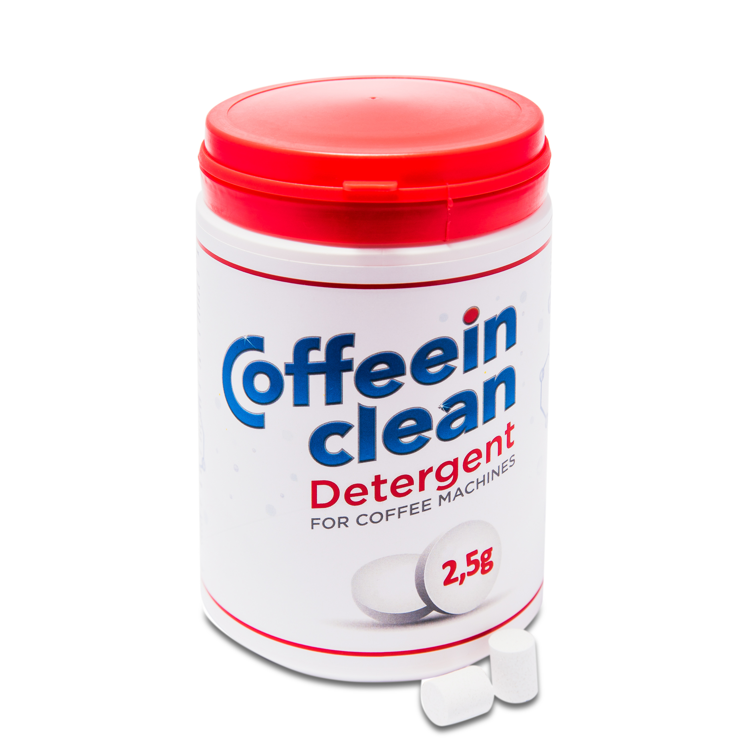 

Таблетки для мытья и удаления кофейных масел Coffeein clean DETERGENT 2,5g (900g)
