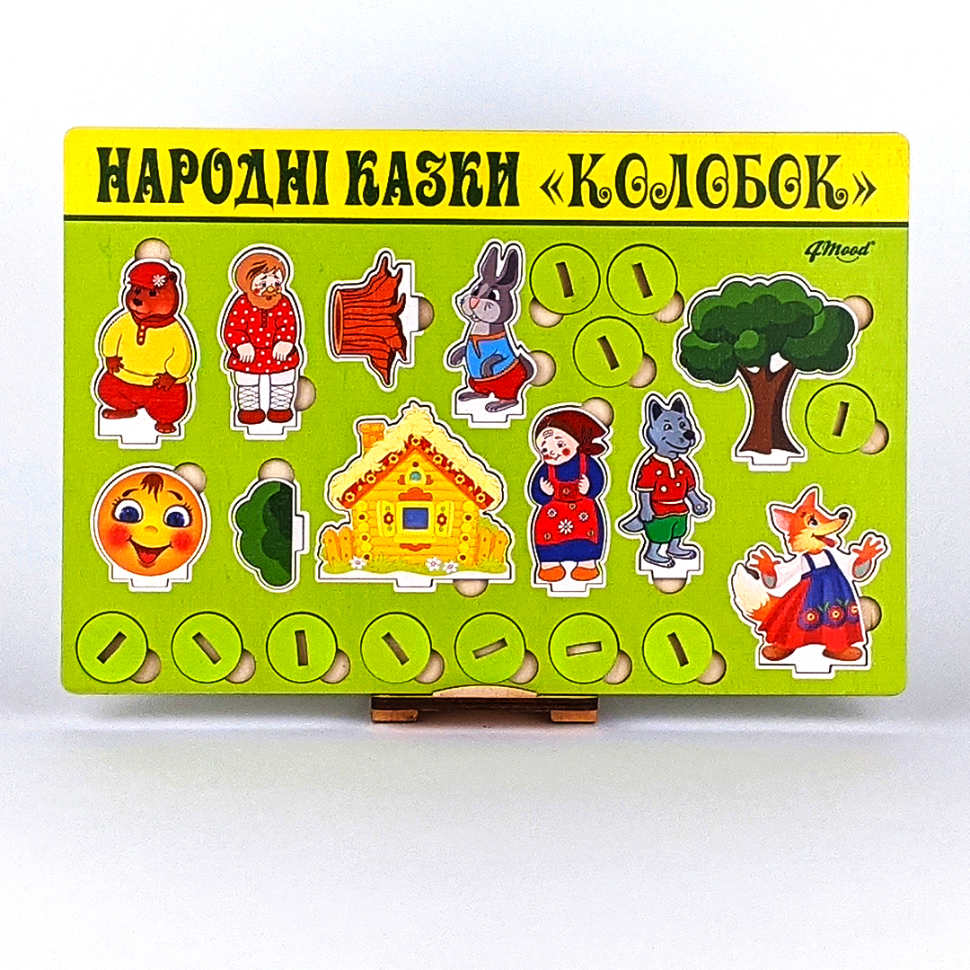 

Пазл Народная Сказка Колобок 360х240х8 мм 4mood