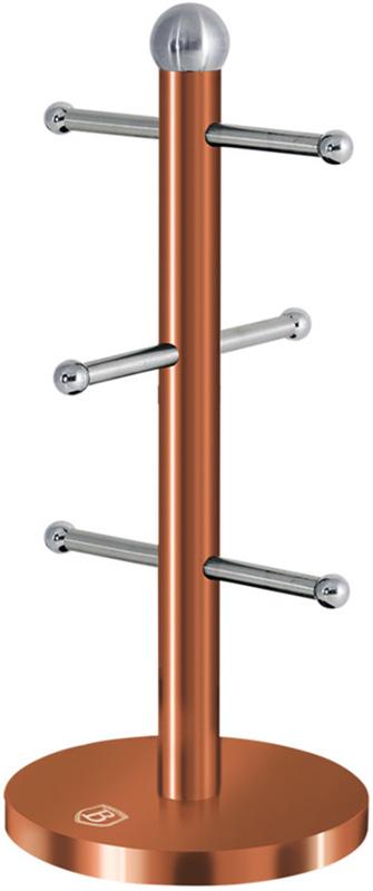 

Стойка для 6 чашек Rose Gold 15х34см, нержавеющая сталь Berlinger Haus DP39384