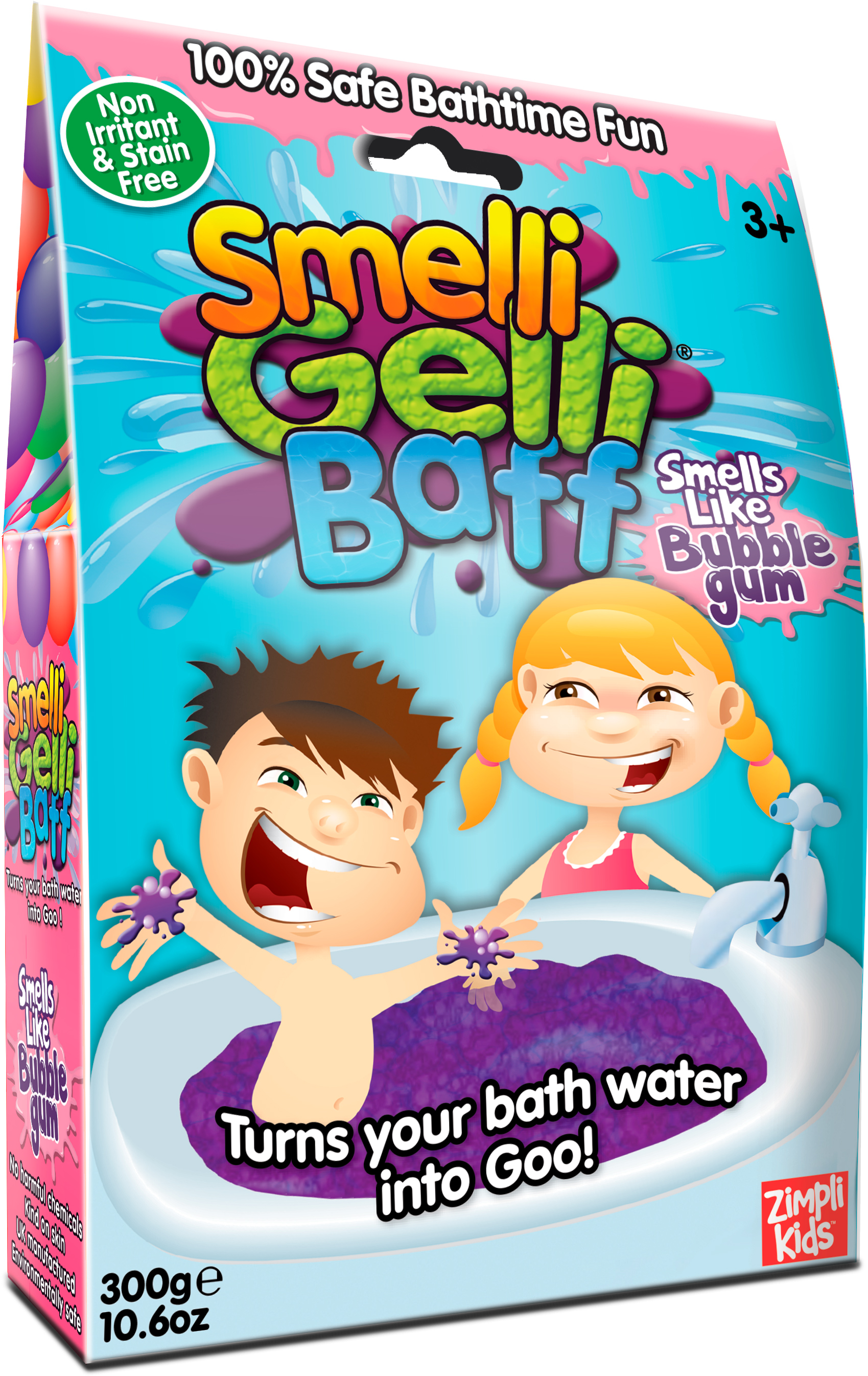

Гель для Ванны Zimpli Kids Glitter Slime Baff с запахом жвачки Фиолетовый 300 г (5425) (813974020079)