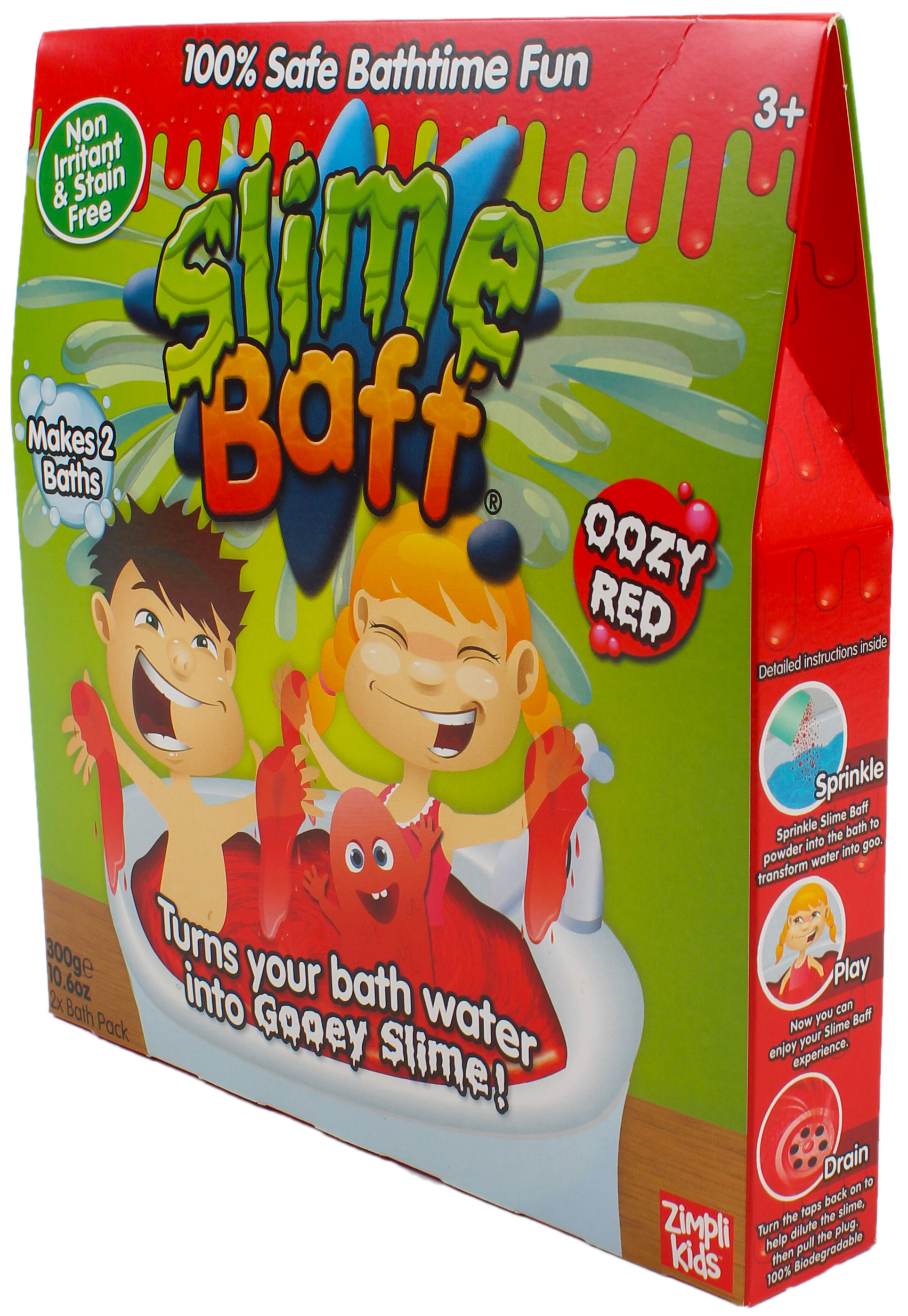 

Слизь для Ванны Zimpli Kids Красный 300 г 2 шт (5159) (813974020185)