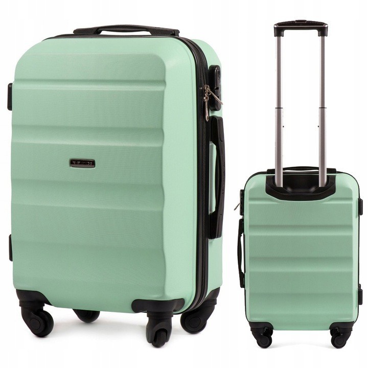

Маленький дорожный чемодан WINGS AT01 S мятный light green