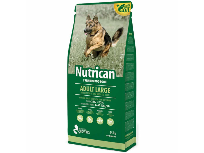 

Сухой корм для собак Nutrican Adult Large 15 кг