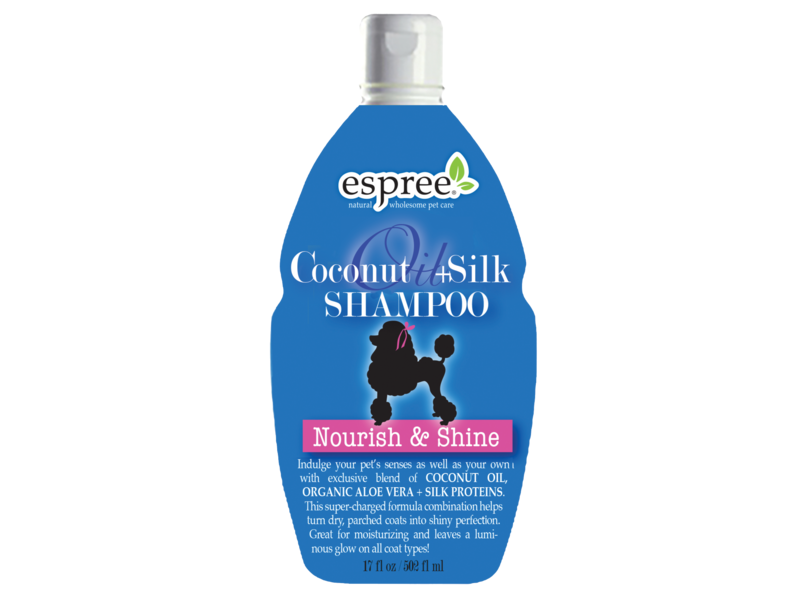 

Шампунь для собак Espree Coconut Oil + Silk Shampoo 502 мл