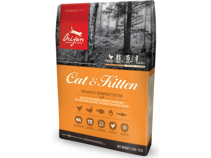 

Сухой корм для котов Orijen Cat & Kitten 340 г (104972)