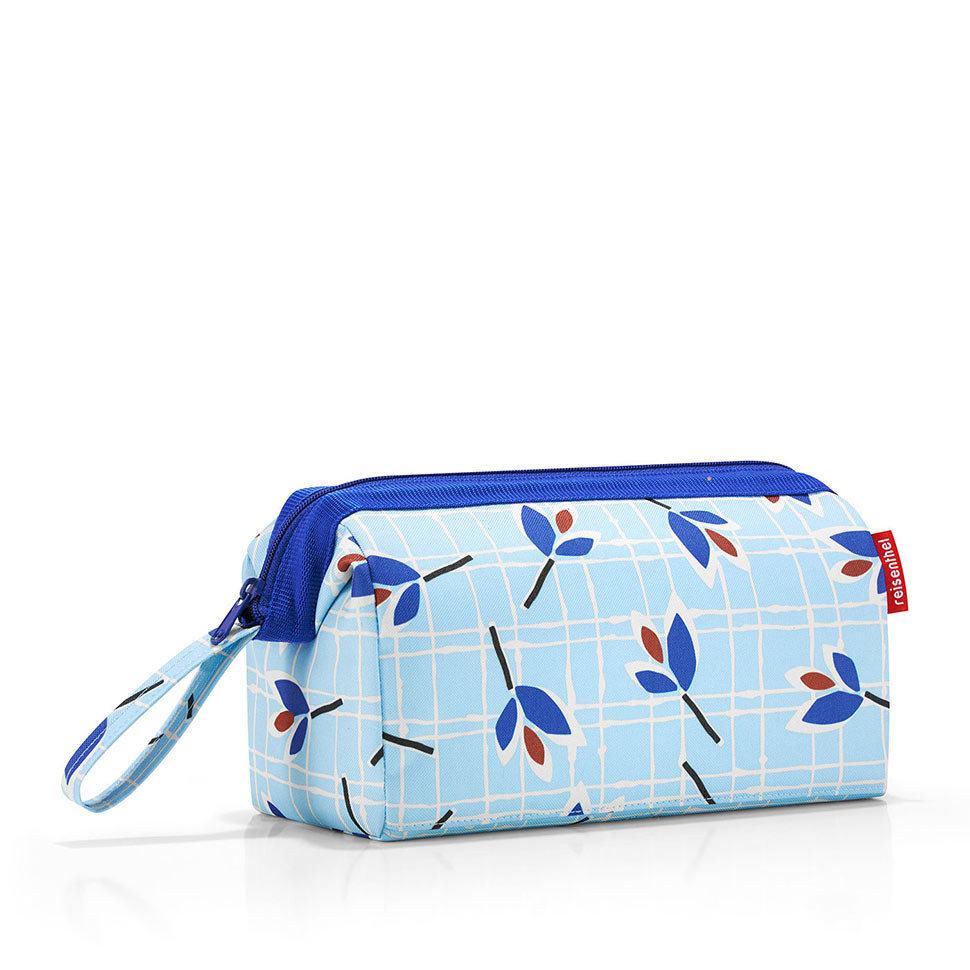 

Косметичка Reisenthel Travelcosmetics 26x18 см (голубые листья)
