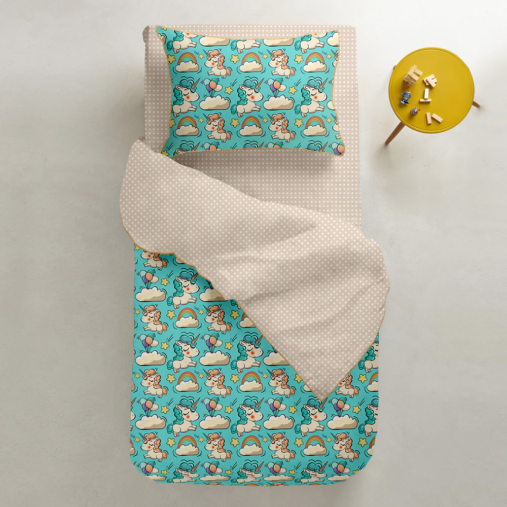 

Комплект постельного белья Cosas Бязь Премиум Единорог 155х215