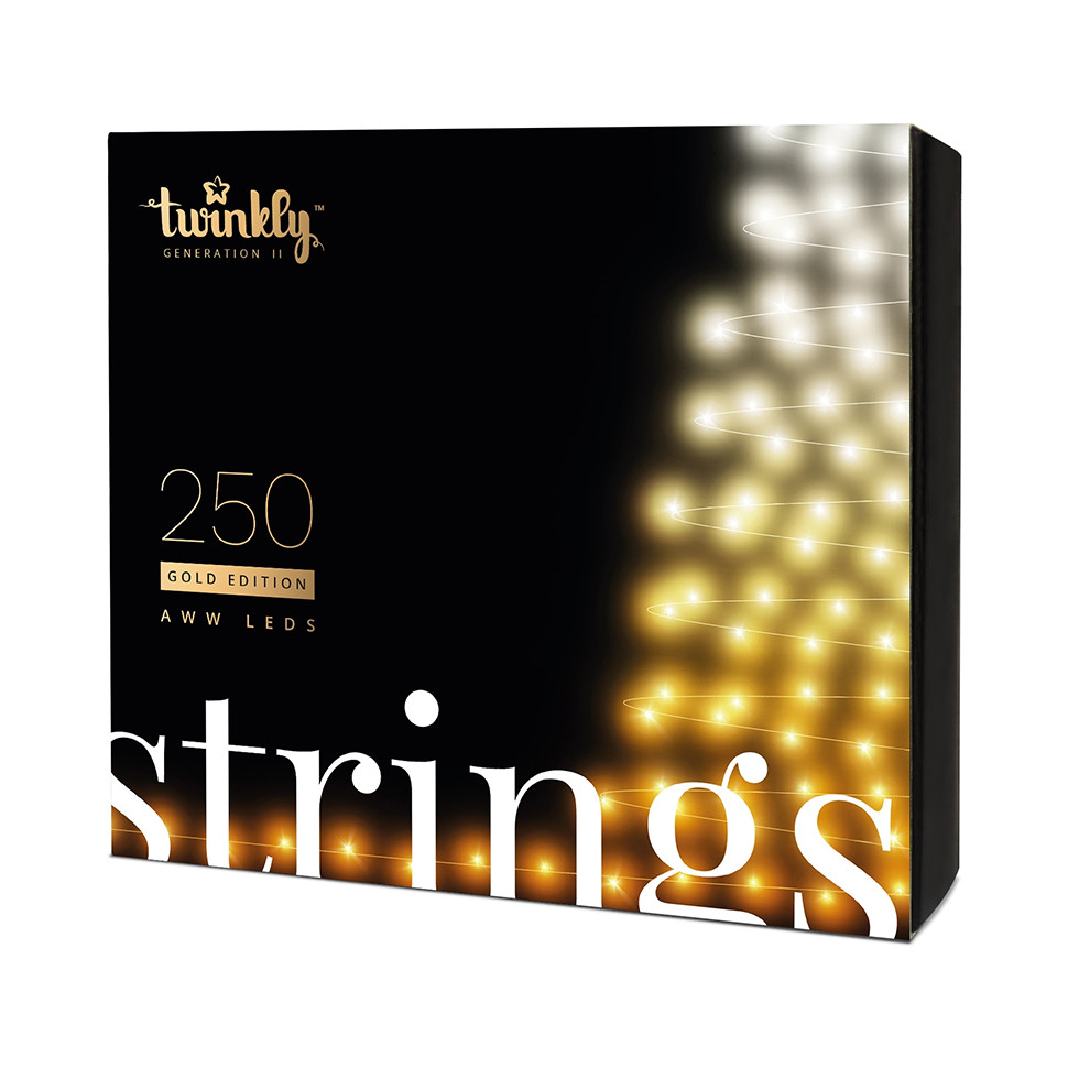 

Smart LED Гирлянда Twinkly Strings AWW BT+WiFi кабель чёрный (20 м, 250 ламп)