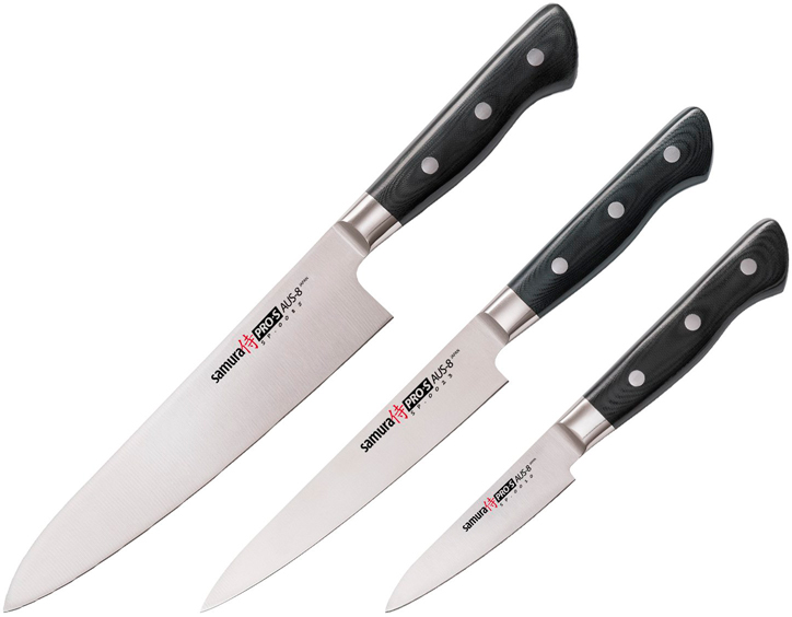 

Набор ножей Samura Pro-S из 3 предметов (SP-0220)