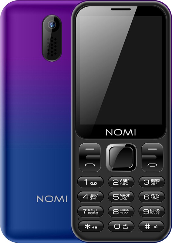 

Мобильный телефон Nomi i284 (Violet-blue) [47387]