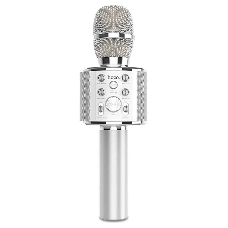 

Микрофон HOCO BK3 Cool Sound (Silver) [44178]