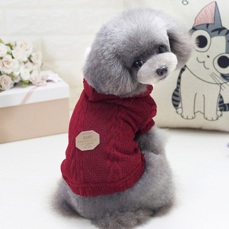 

Кофта для собак с капюшоном Dog Baby EST.1978 Red L