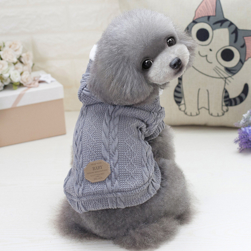 

Кофта для собак с капюшоном Dog Baby EST.1978 Grey XL