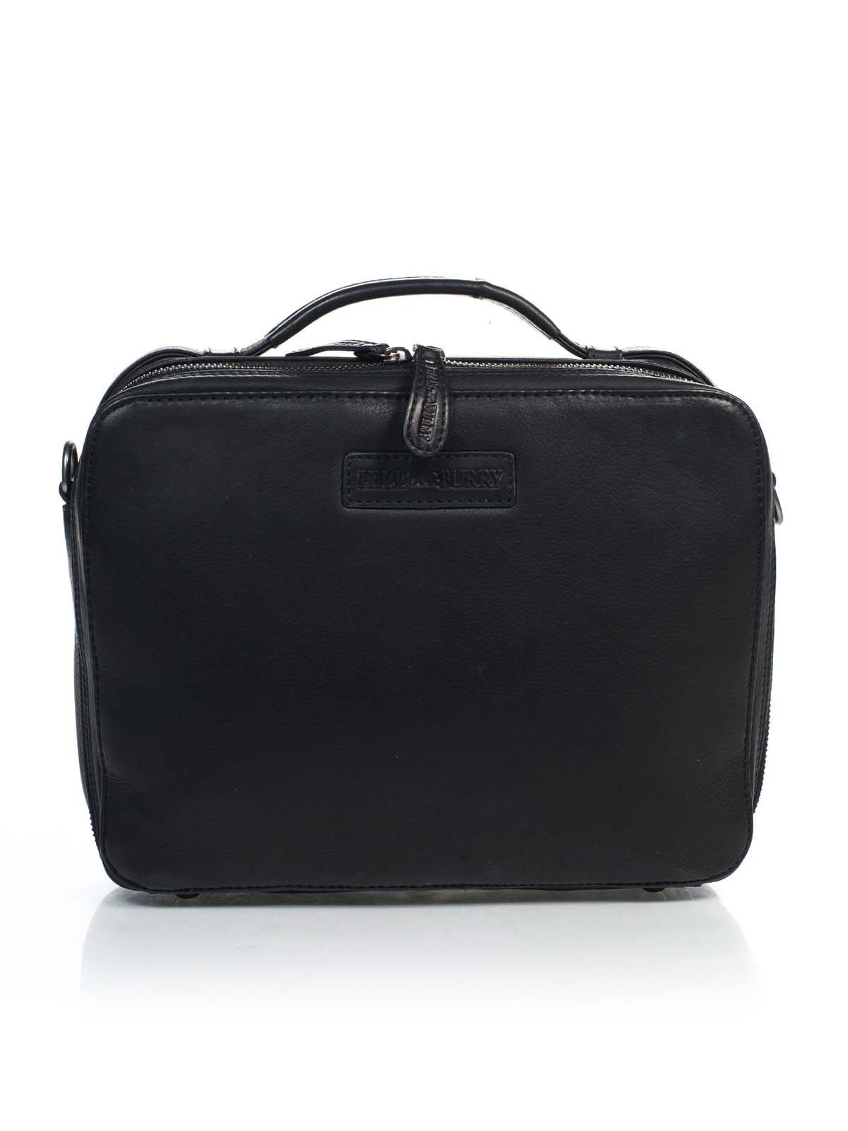

Мужская Сумка HILL BURRY 4028_black Кожаная Черный