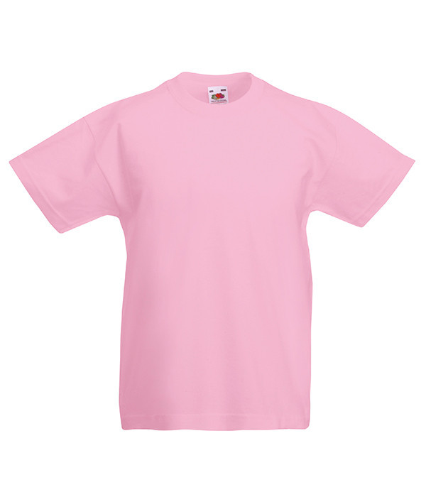 

Футболка Fruit of the Loom Valueweight Светло-Розовый 098 см