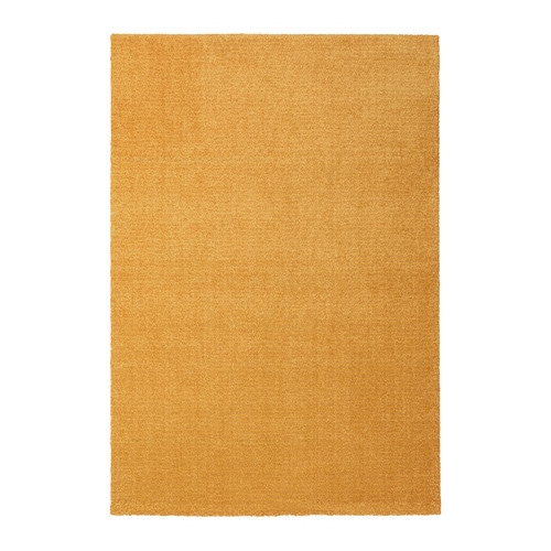 

Ковёр с коротким ворсом IKEA LANGSTED 133x195 см желтый 304.239.46