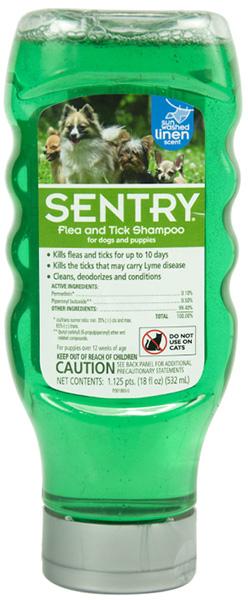

Шампунь для собак Sentry Sundried Linen от блох и клещей 532 мл