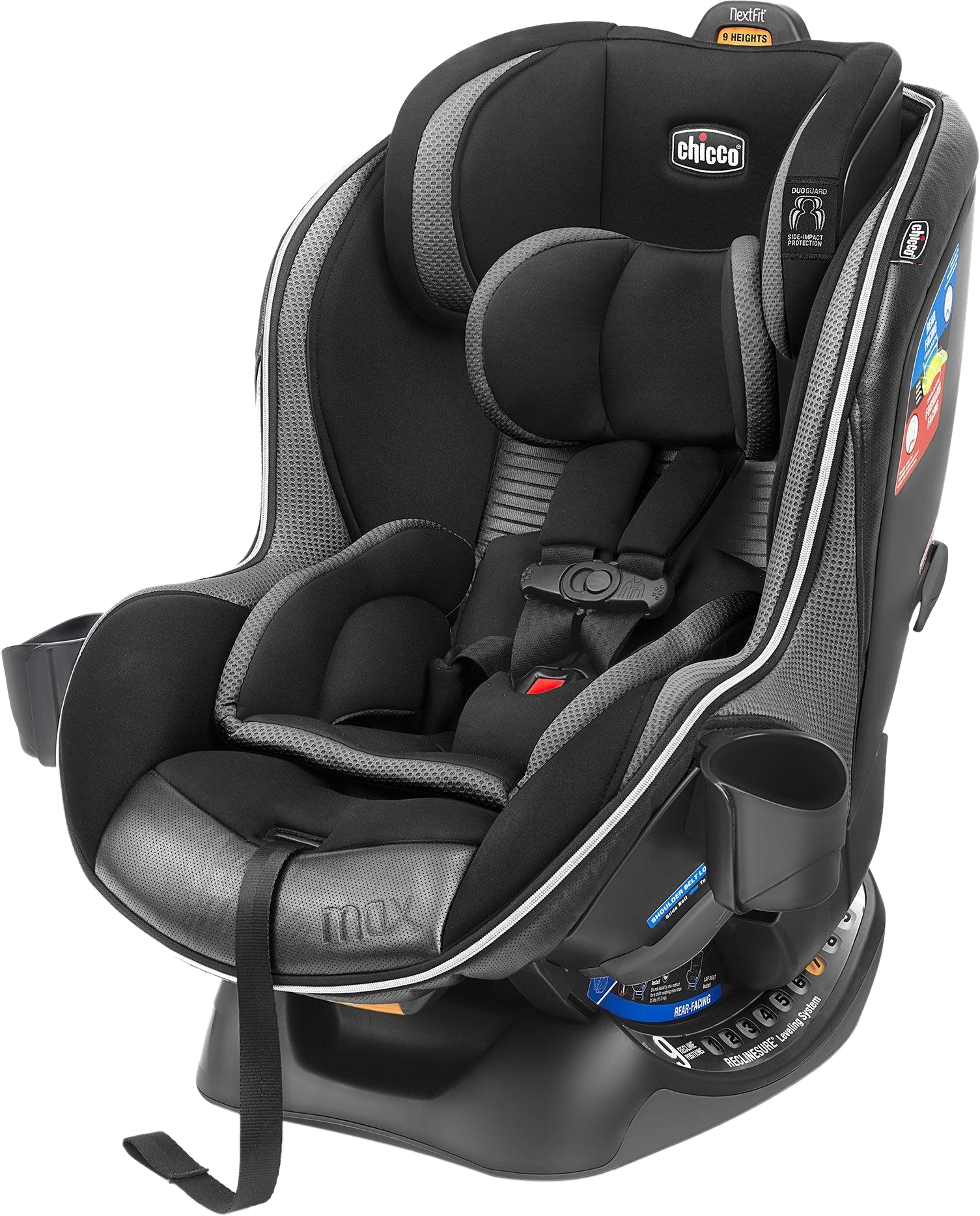 

Автокресло Chicco NextFit Zip Max Черное с серым (79749.97) (49796610468)