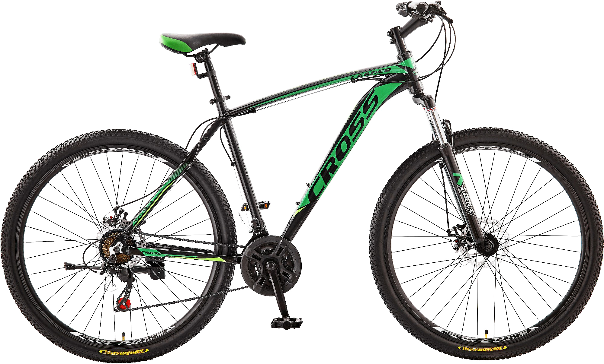 

Велосипед CrossBike Leader 19.5" 27.5" 2019 Black/Dark-Green/Green (27CJPr19-59)