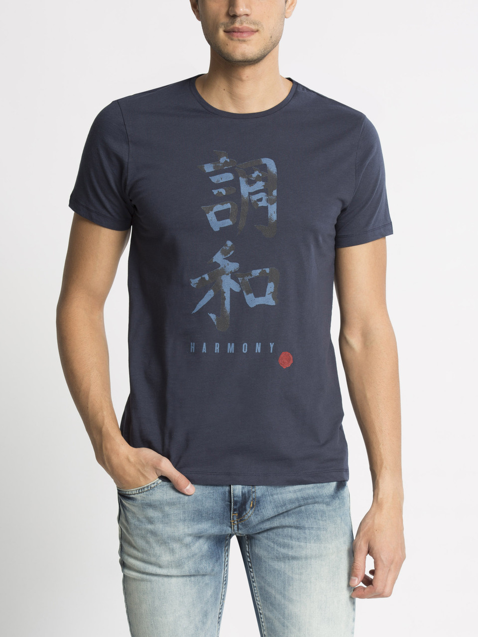 

Футболка LC Waikiki  Синяя (LCW T-shirt -1306-3, Футболка LC Waikiki XL Синяя (LCW T-shirt -1306-3)