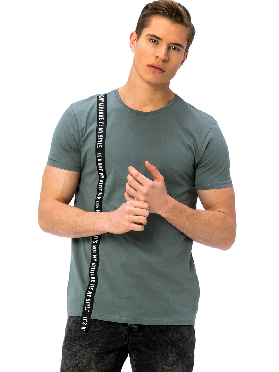 

Футболка LC Waikiki  Тёмно-серая (LCW T-shirt -1317-3, Футболка LC Waikiki XL Тёмно-серая (LCW T-shirt -1317-3)