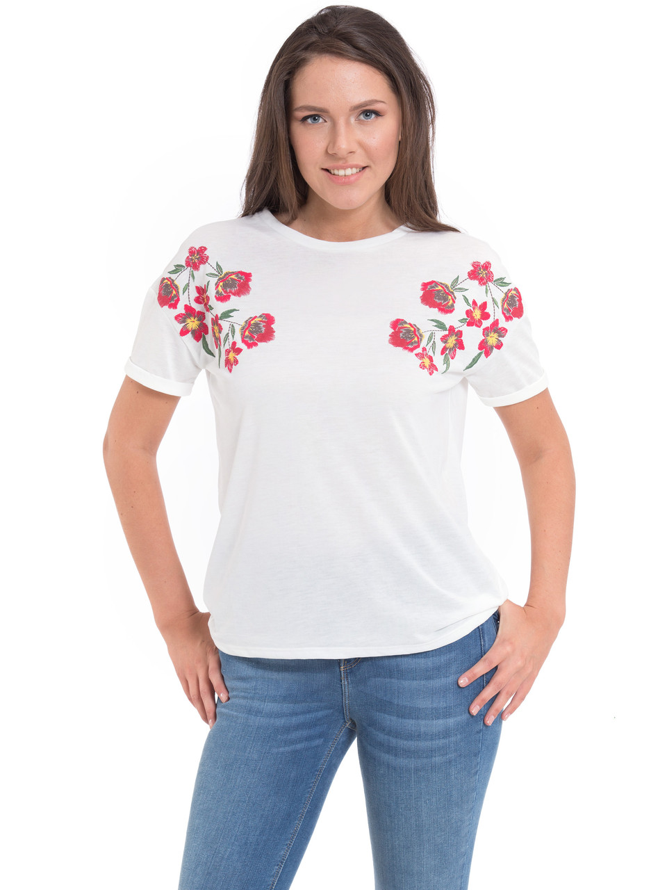 

Футболка LC Waikiki M Белая (LCW Woman -1293-1)