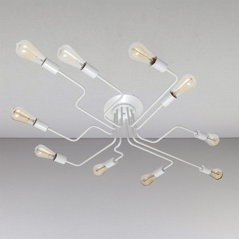 

Люстра Light House LS-13174-10 WH белая