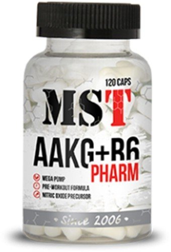 

Аминокислота MST Nutrition AAKG+B6 Pharm 120 caps