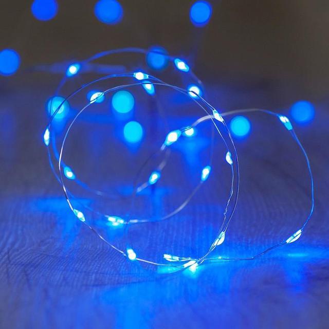 

Гирлянда проволока Xmas светодиодная гирлянда проволока 100 led 220В синяя