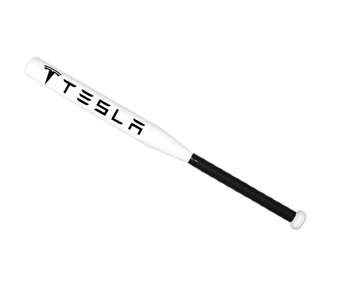 

Бита бейсбольная Avtobita Tesla Белая с черной рукояткой +Чехол (BB-Tes-00195)