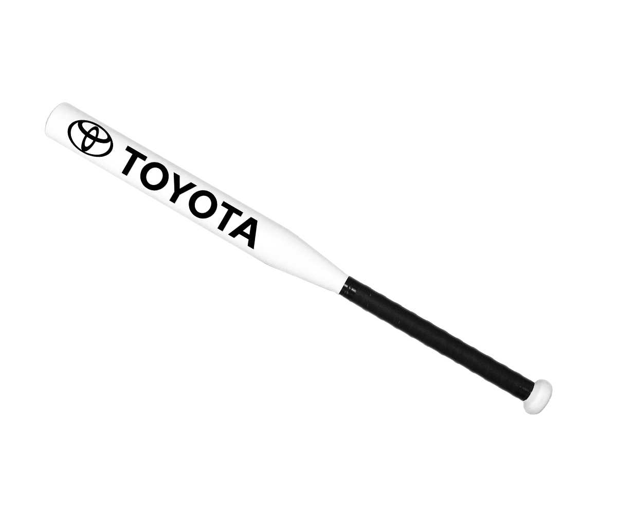 

Бита бейсбольная Avtobita Toyota Белая с черной рукояткой +Чехол (BB-Toy-00202)