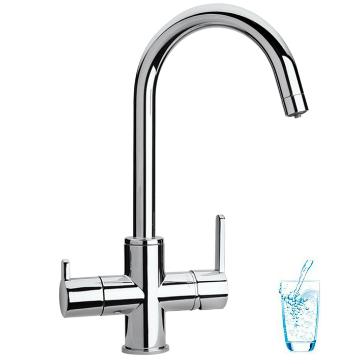 

Смеситель Schock Aqupura alto хром (74100180) хром