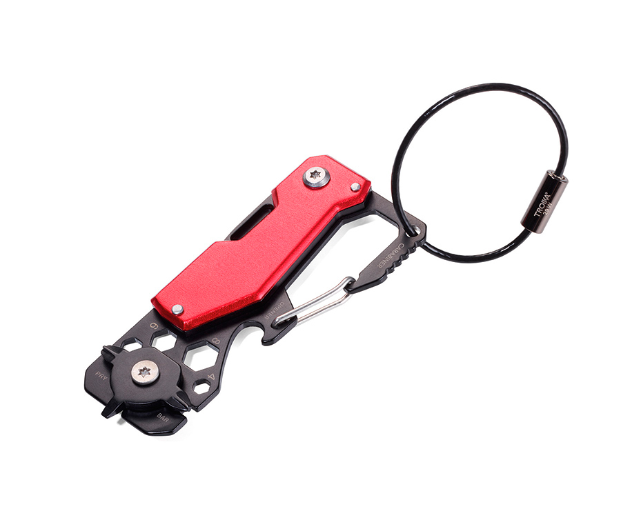

Брелок-мультиинструмент Toolinator, красный
