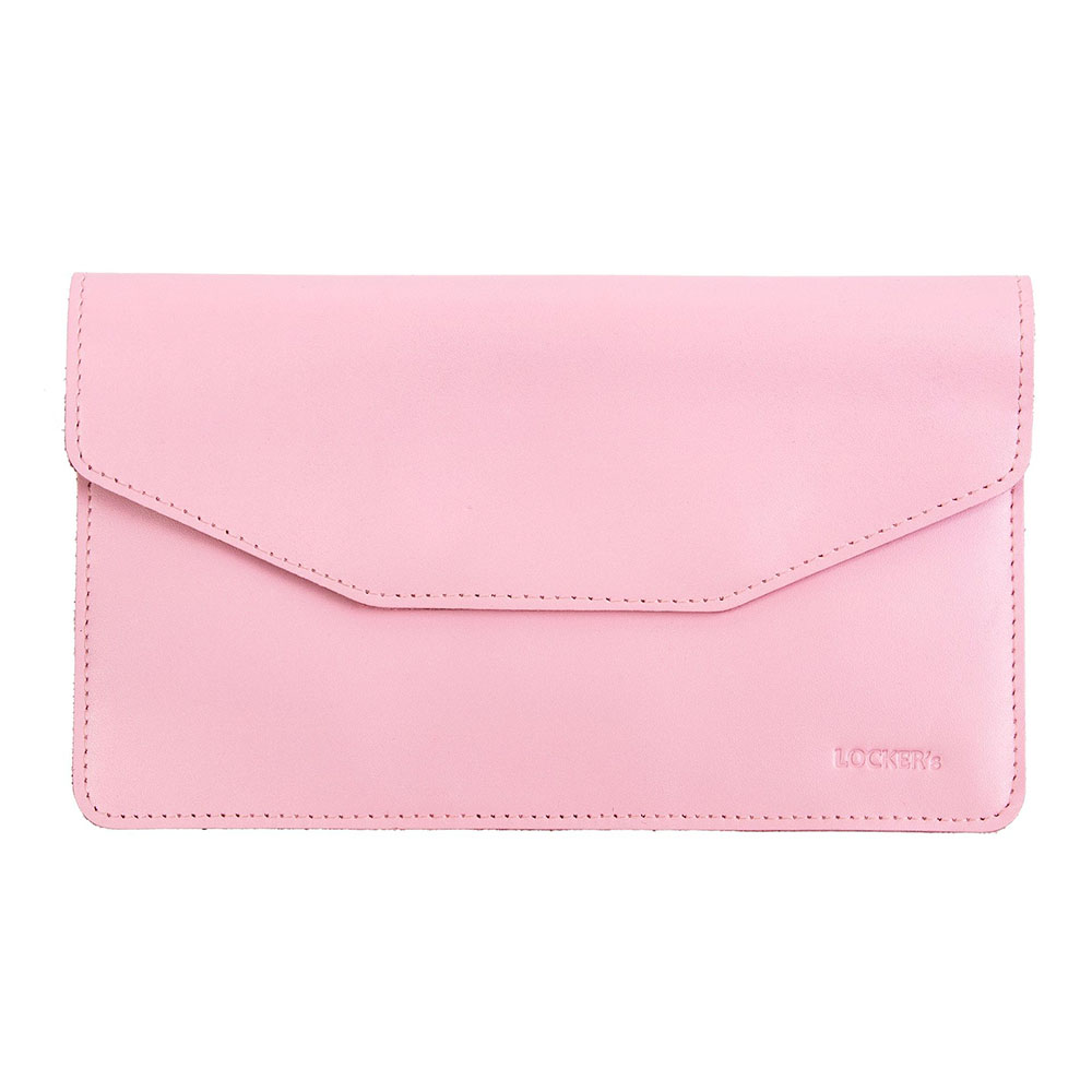 

Чехол фарадея из натуральной кожи розовый Locker's Phone Pink