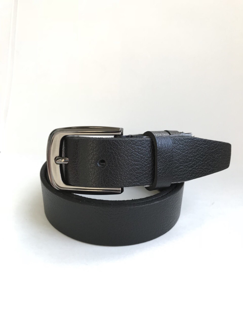 

Ремень классический Cinturify черный кожа 105-125 см. FK-138