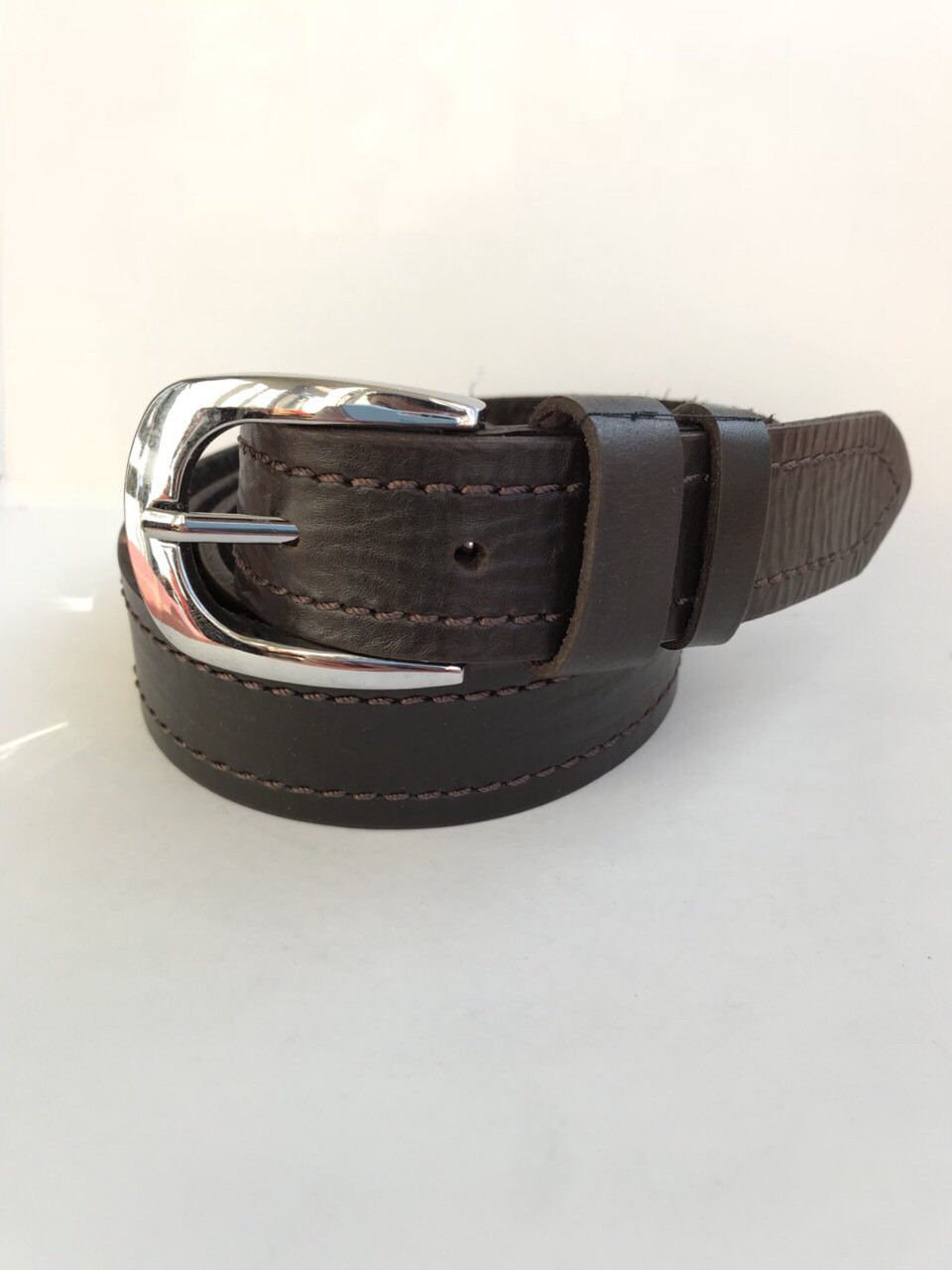 

Ремень под джинсы Cinturify коричневый кожа 105-125 см. CD-063