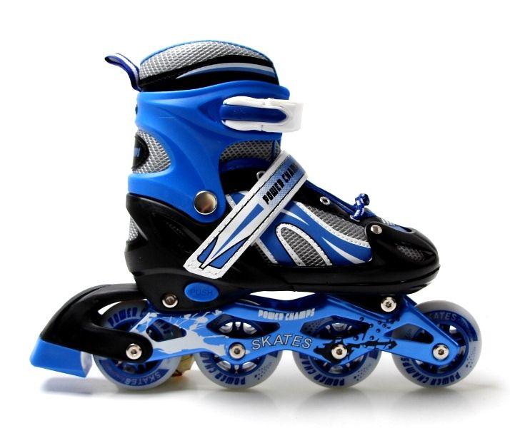 

Роликовые Коньки Детские Раздвижные Power Champs Blue размер 34-37 (SD 1316866802-M)