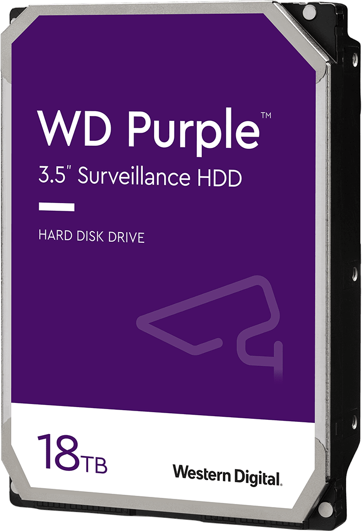 

Жесткий диск Western Digital Purple Surveillance 18TB 7200rpm 512MB WD180PURZ 3.5" SATA III