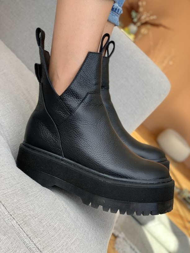 

Ботинки зимние женские кожаные Shoozi bench МАРТИ ФЛО черные 39