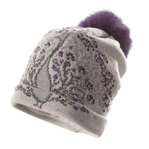 

Шапка зимняя Jamiks ADELINA1 48 см фиолетовый