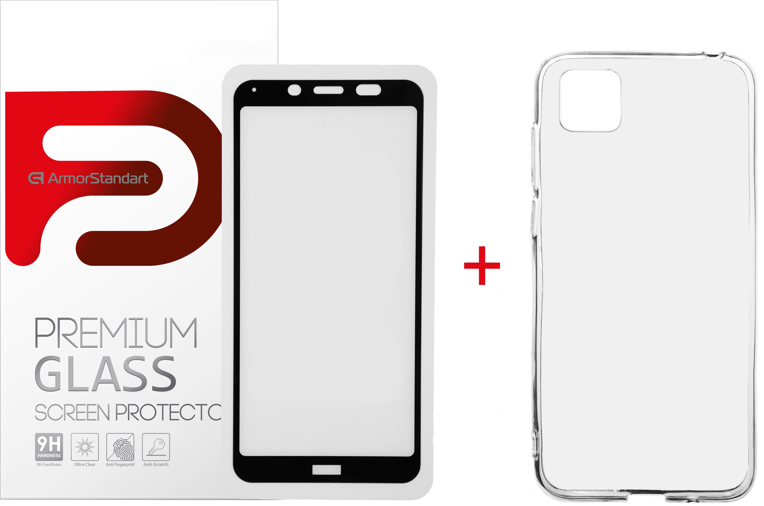 

Комплект панель + стекло Armorstandart для Huawei Y5p Transparent