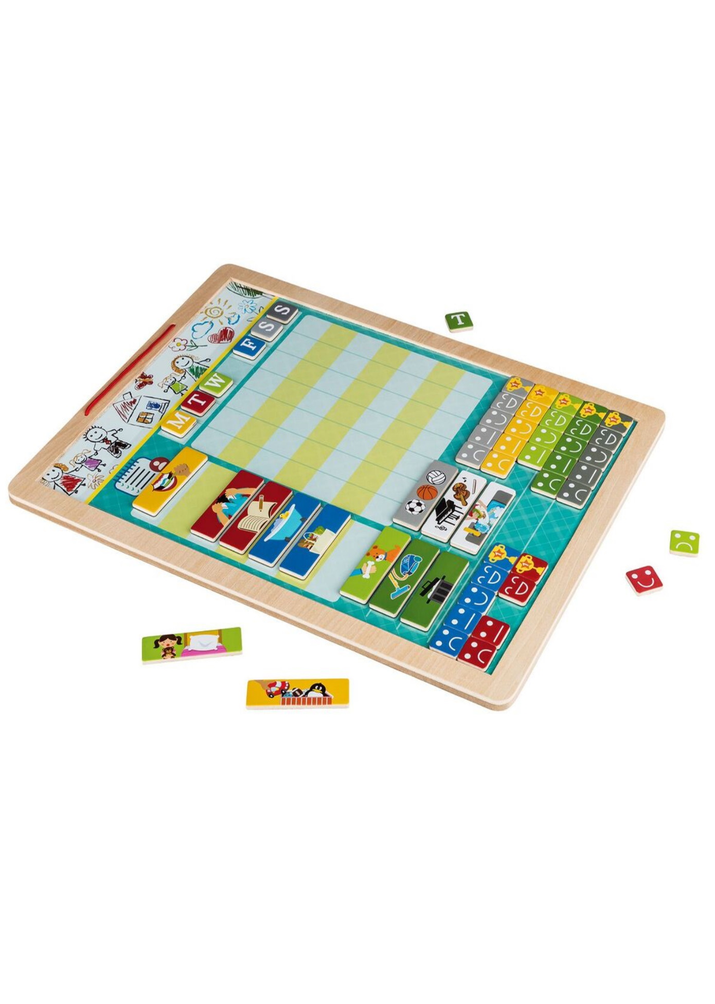 

Развивающая магнитная доска (56пр) Playtive 40х30см Разноцветный 32000000219400