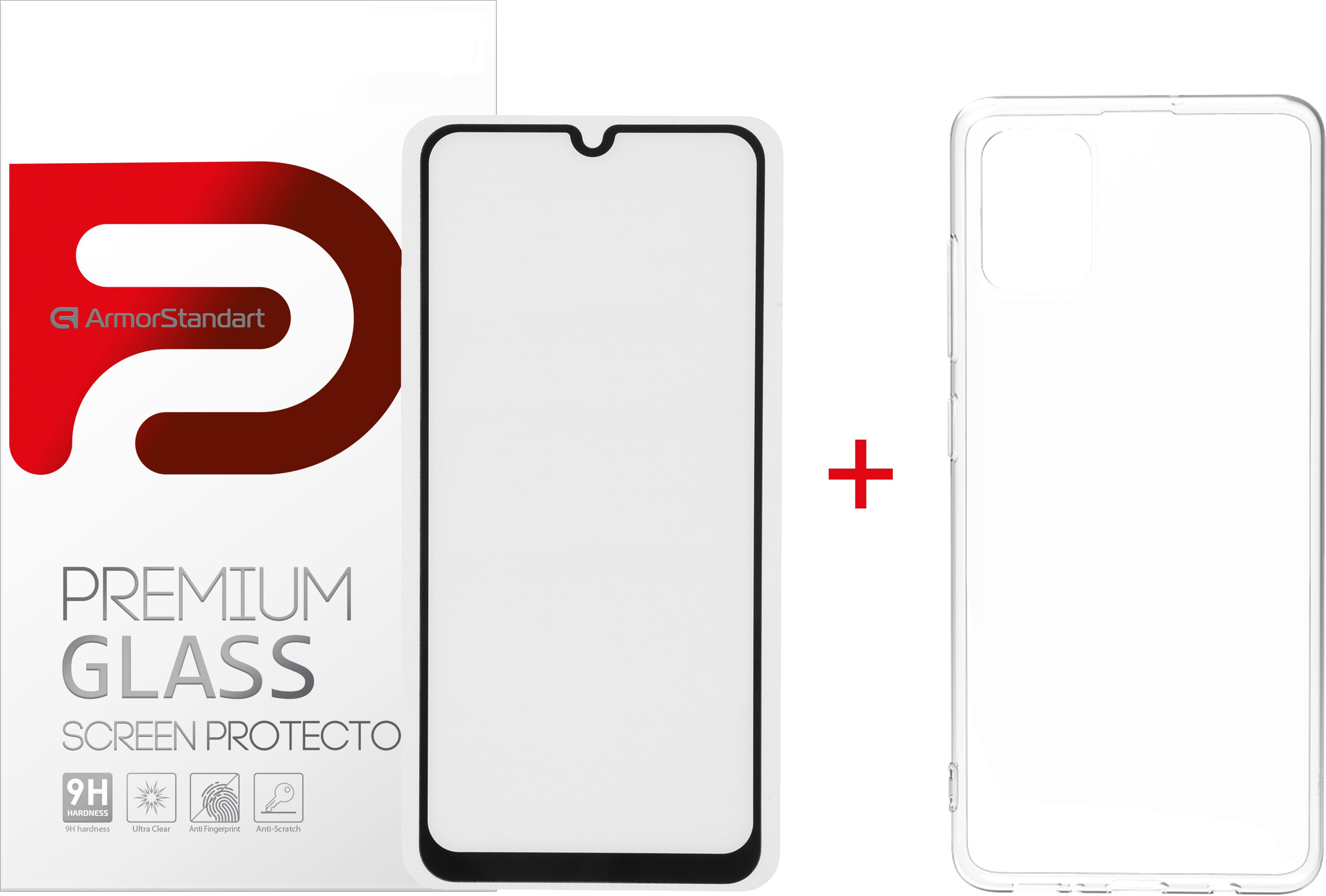 

Комплект панель + стекло Armorstandart для Samsung Galaxy A31 Transparent